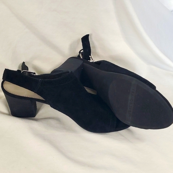 Black Franco Sarto Slingback Size 7 (Reiki Cleansed And Infused) - Picture 3 of 6